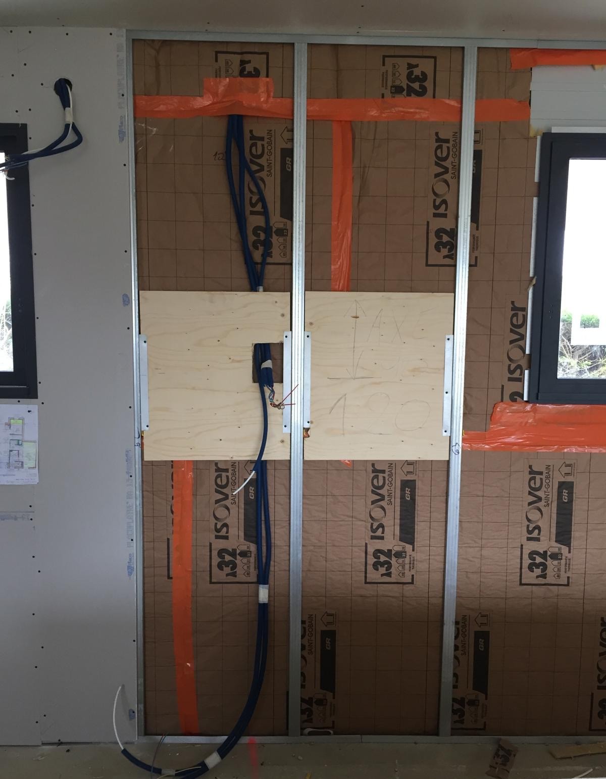 Mise en œuvre d’un doublage isolant sur mur intérieur